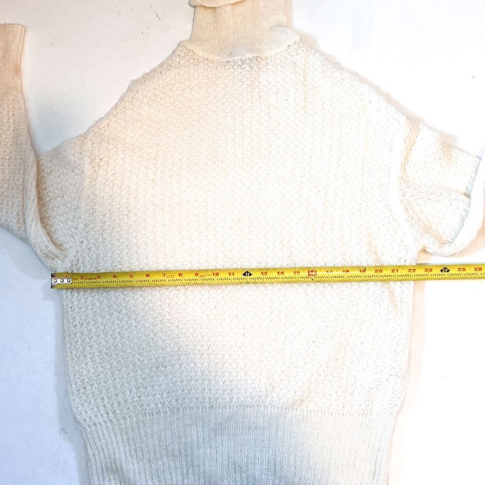 Zara Pointelle Knit Oversized Sweater Limited Edition Ecru Size Small - Picture 8 of 10